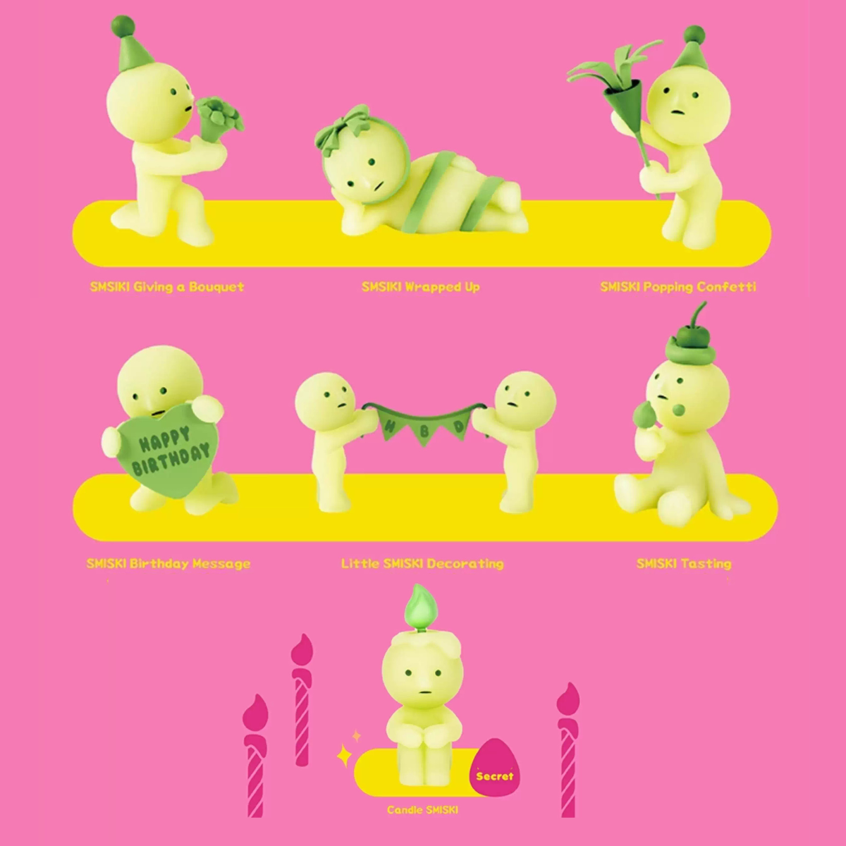 Sonny Angel - SMISKI Birthday Series Blind Box Variants