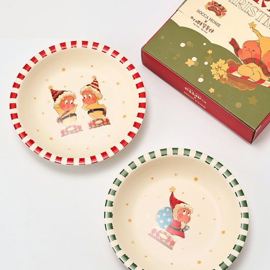 Style 1 - SAFO - Twinkle Twinkle 7.8_ Ceramic Plate Set (2 Plates)