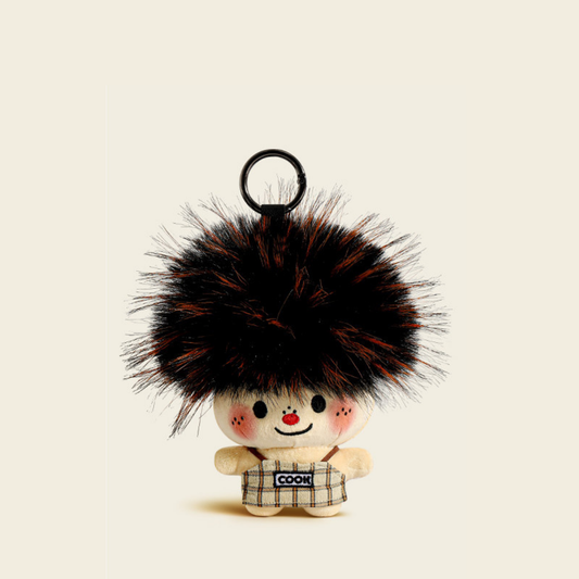 Style 1 Far Away It Is - Quirky & Playful Frizzy-Hair Plush Doll Bag Charm
