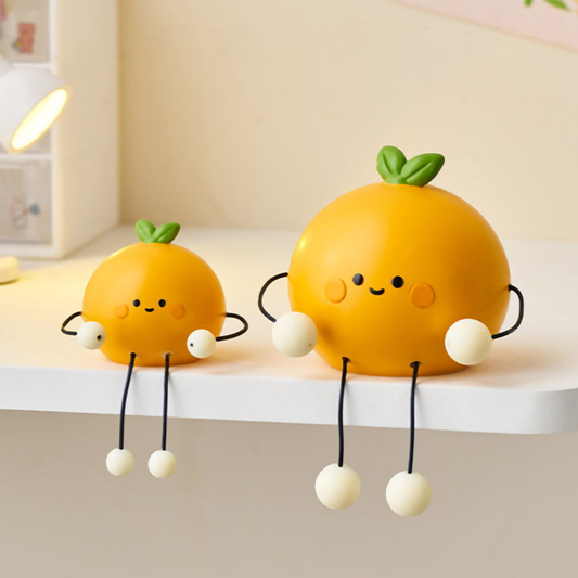 Style 1 Guangu Official - Cute Hanging-Leg Orange Home Decor