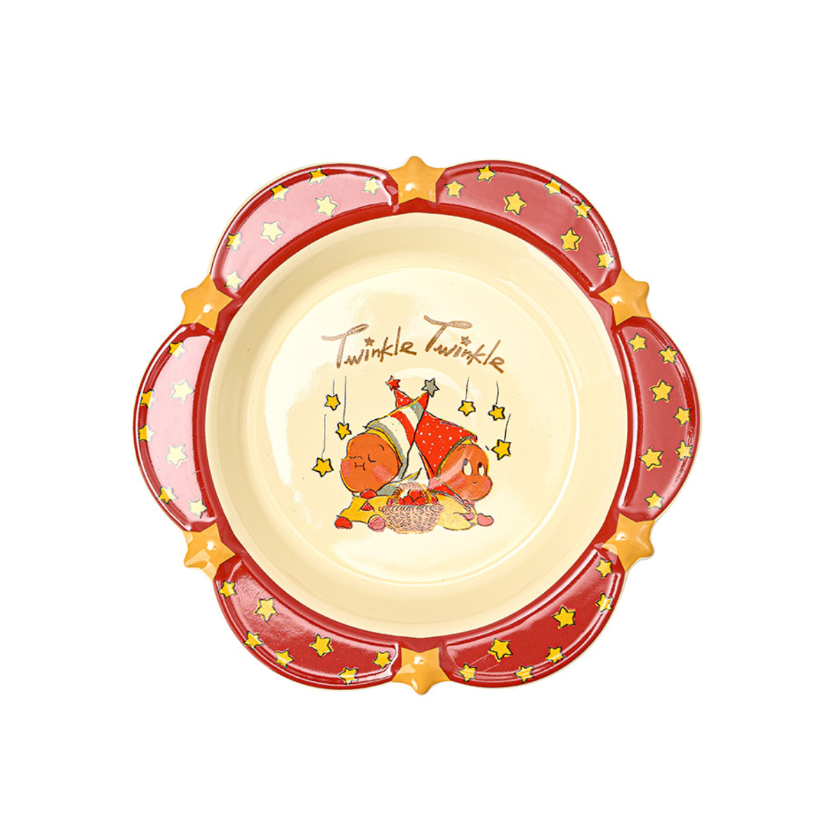 2 Twinkle Twinkle Divided Dinner Plate