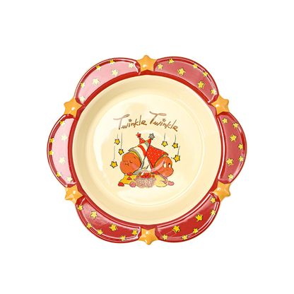 2 Twinkle Twinkle Divided Dinner Plate