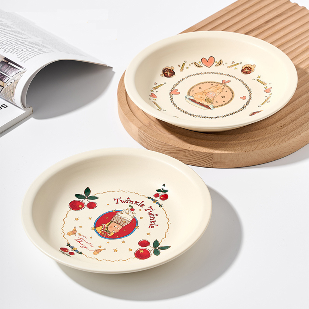 Style 3 - SAFO - Twinkle Twinkle 7.8_ Ceramic Plate Set (2 Plates)