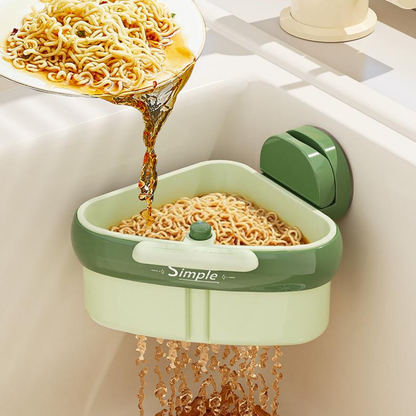 Suction Cup Triangle Sink Strainer Basket