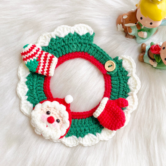 Knitted Christmas Santa  for Cats & Dogs