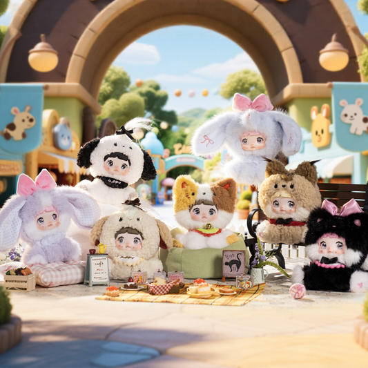 All variants of NommiSittingZooSeriesPlushBlindBox.