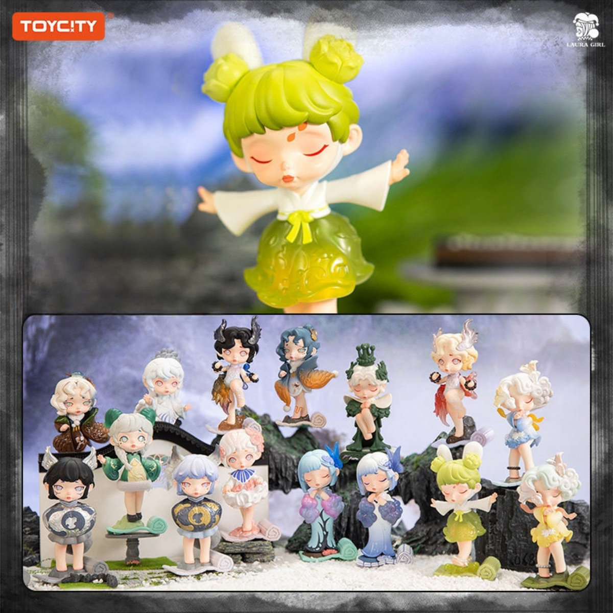 Laura Figure TOYCITY - LAURA Dreamlike Secret Realm Book Designer Figure Blind Box ...