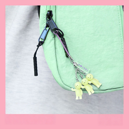 Cute and adorable SMISKI can be used as a bag charm.