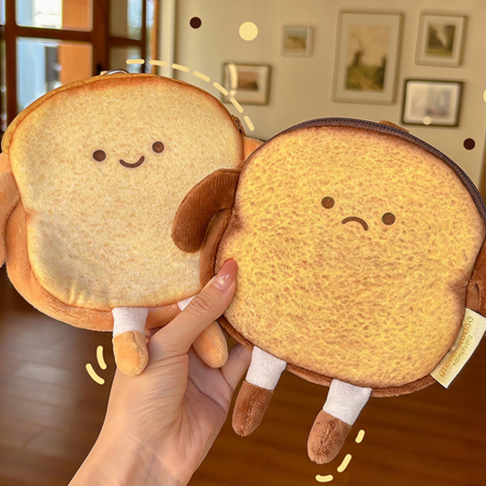 Cute Bread Earphone & Gadget Storage Organiser Case