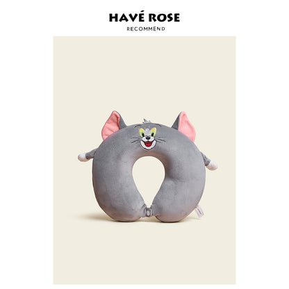 Tom & Jerry Memory Foam Travel U-Pillow