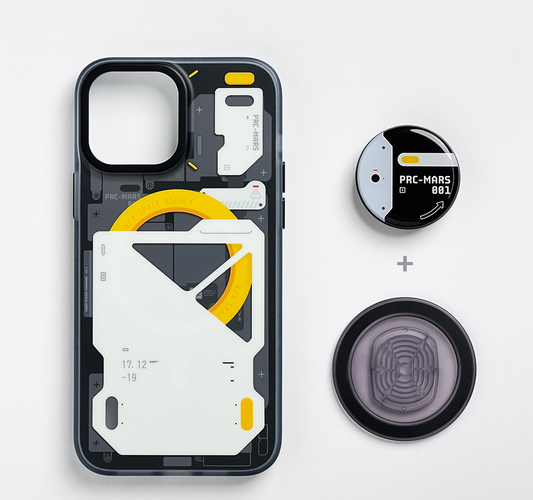 Transmission Terminal Magnetic iPhone Case & Phone Holder