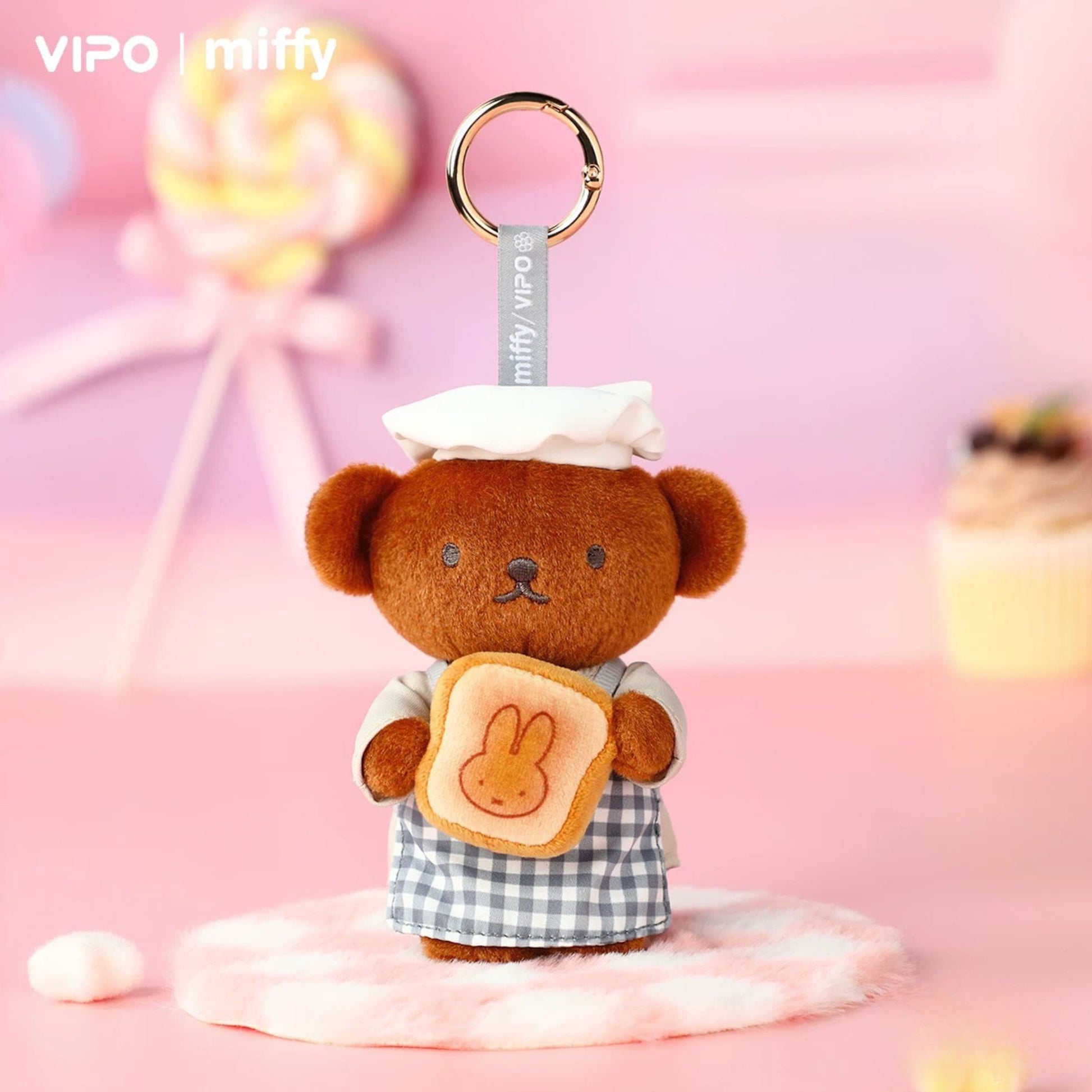 VIPO x Miffy Bakery Series Plush Keychain Blind Box