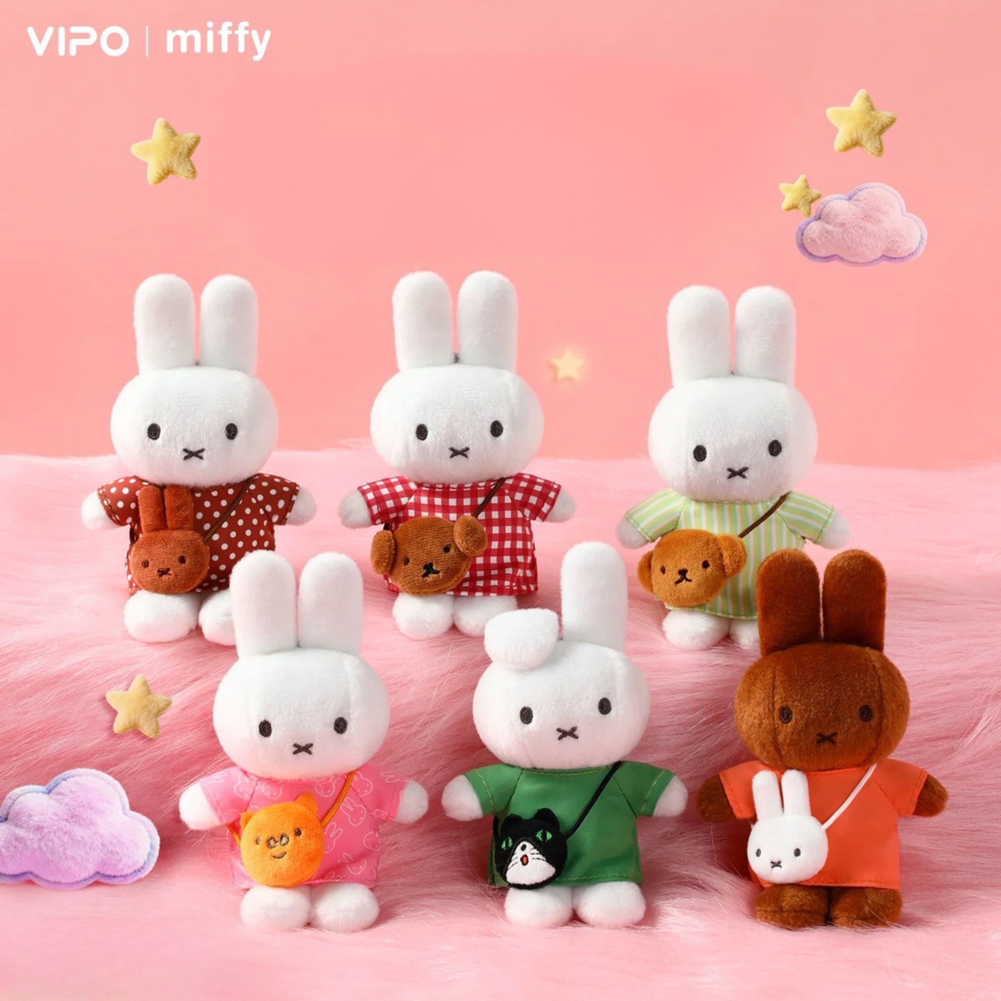 VIPO x Miffy Mini Bag Series Plush Keychain Blind Box