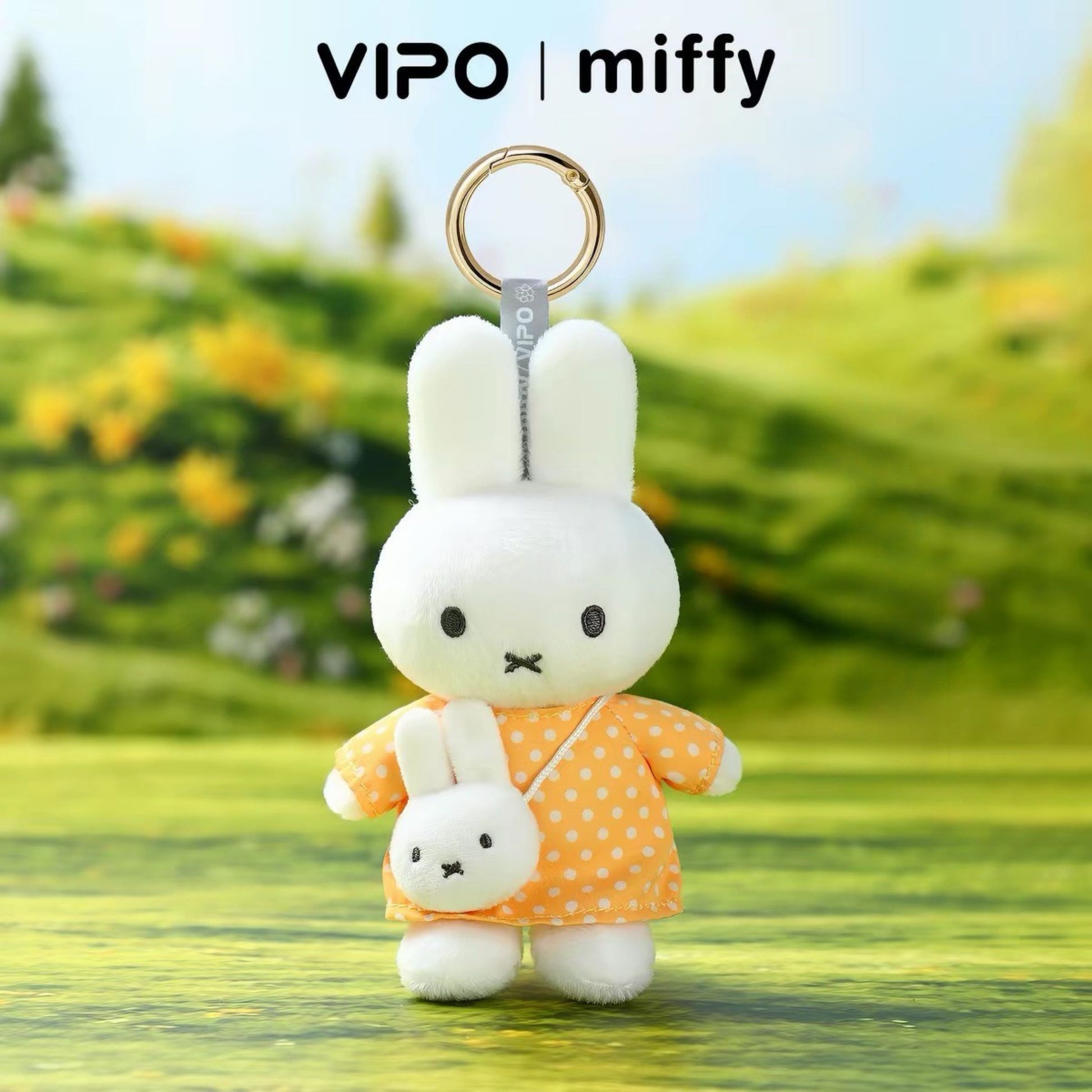 VIPO x Miffy Mini Plush Crossbody Bag Charm