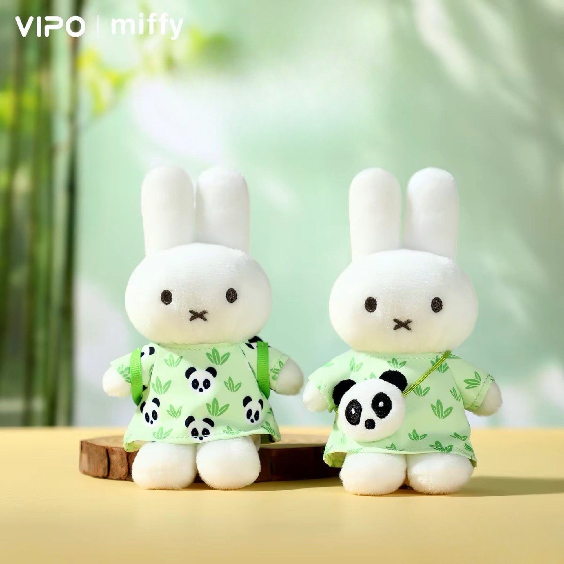 VIPO x Miffy Panda Plush Bag Charm