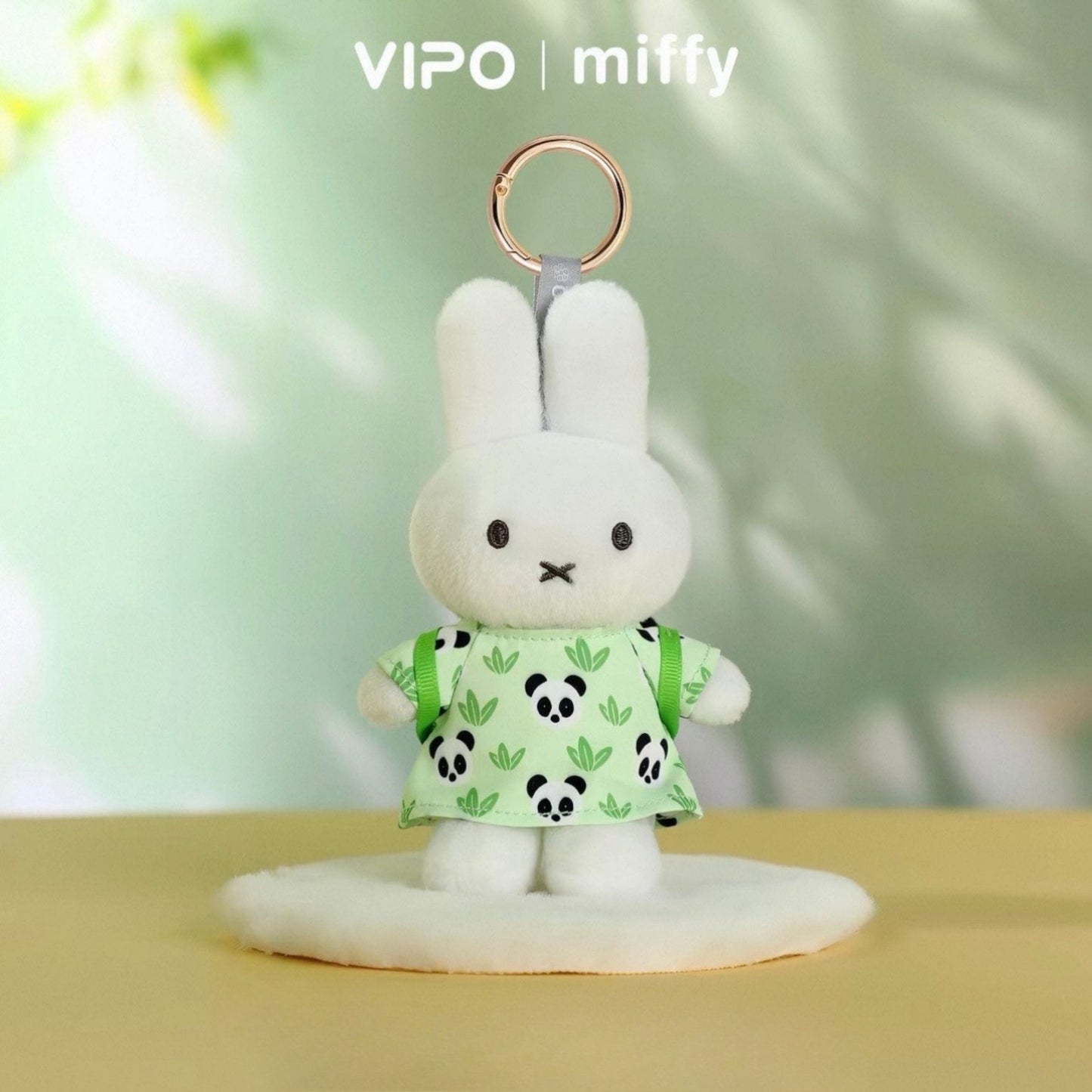 VIPO x Miffy Panda Plush Bag Charm
