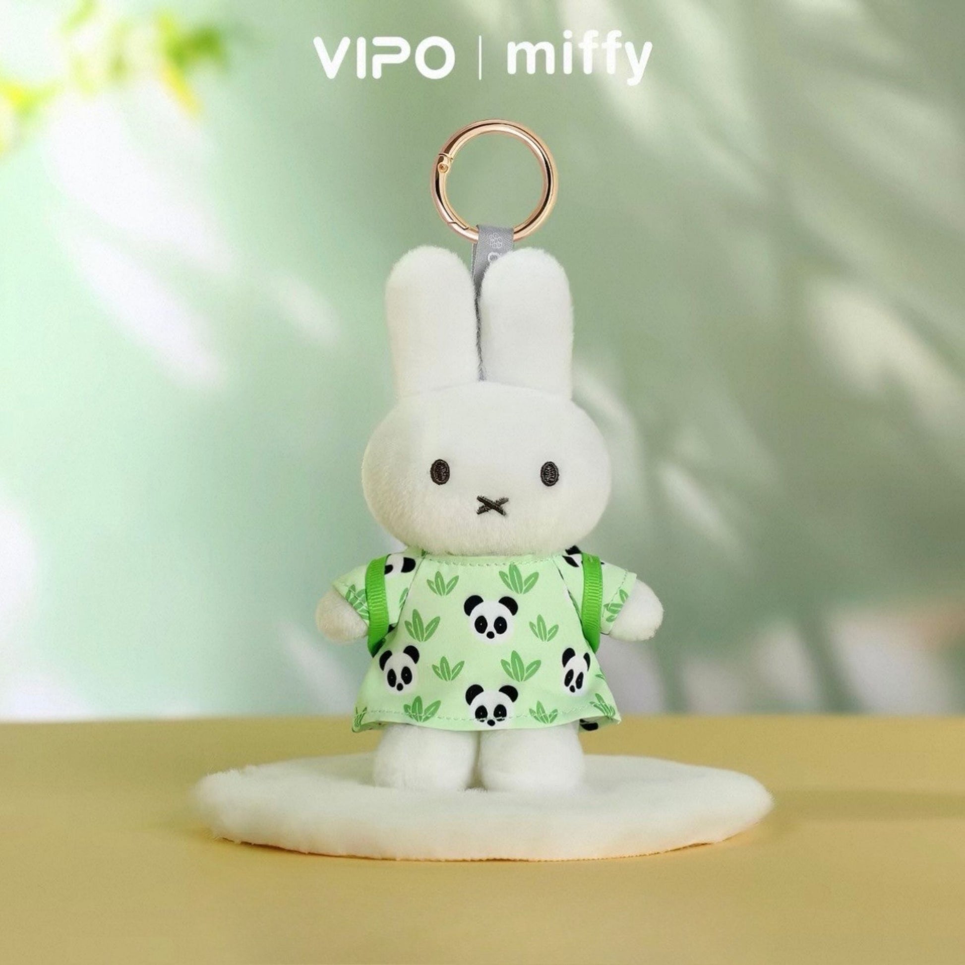 VIPO x Miffy Panda Plush Bag Charm
