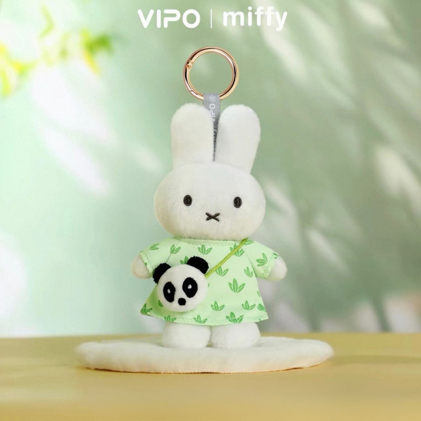 VIPO x Miffy Panda Plush Bag Charm