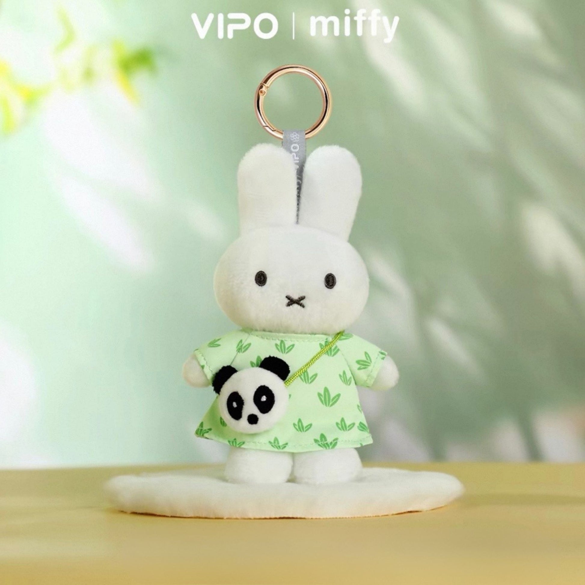VIPO x Miffy Panda Plush Bag Charm