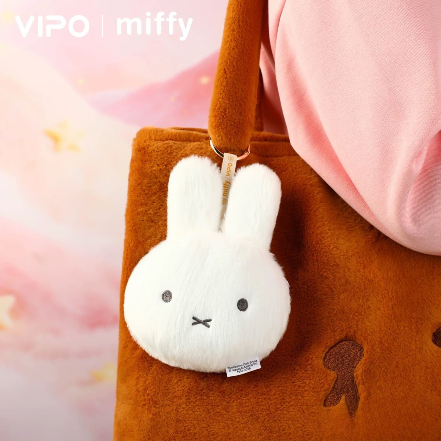 VIPO x Miffy Plush Coin Purse & Earbud Pouch Bag Charm