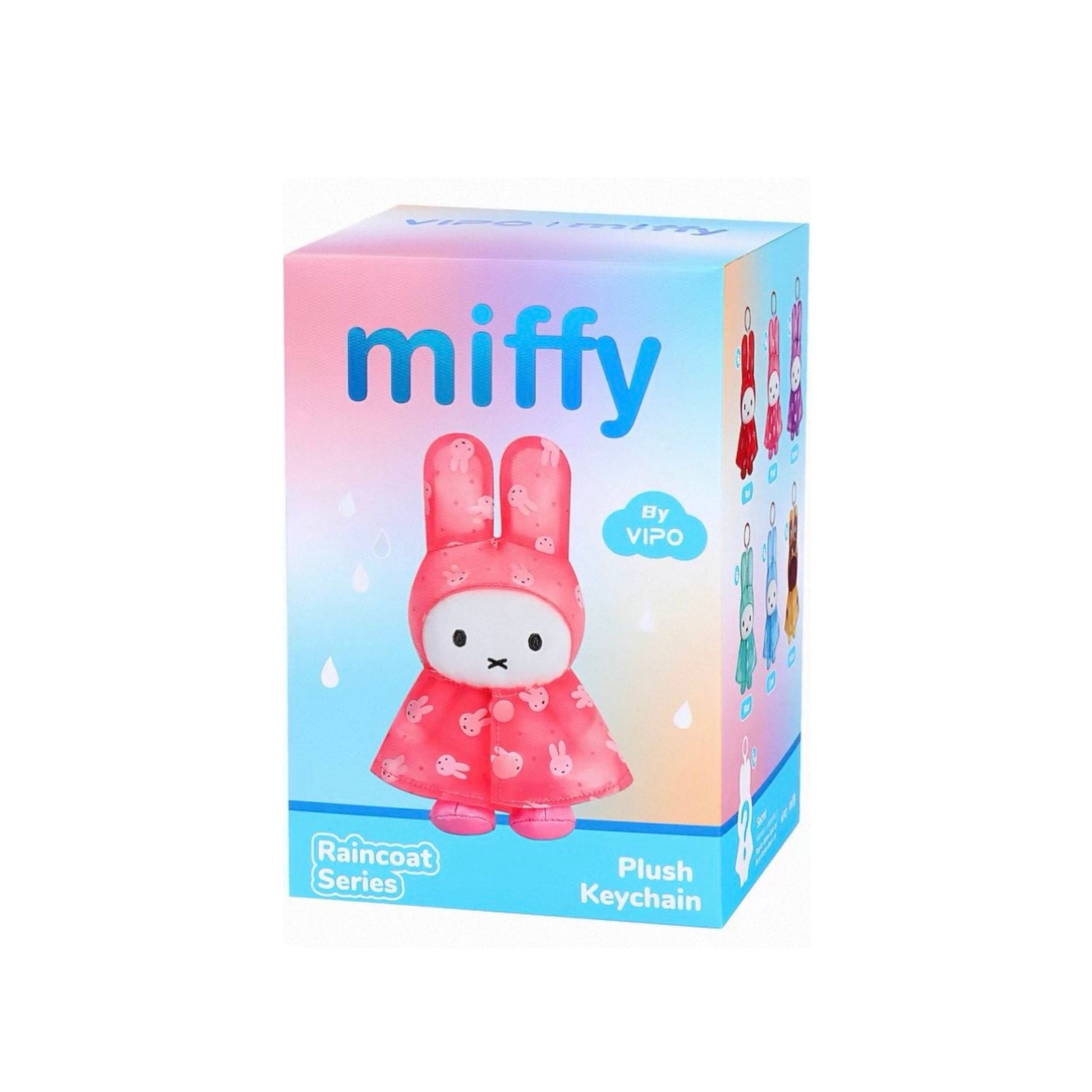 VIPO x Miffy Raincoat Series Plush Bag Charm Blind Box