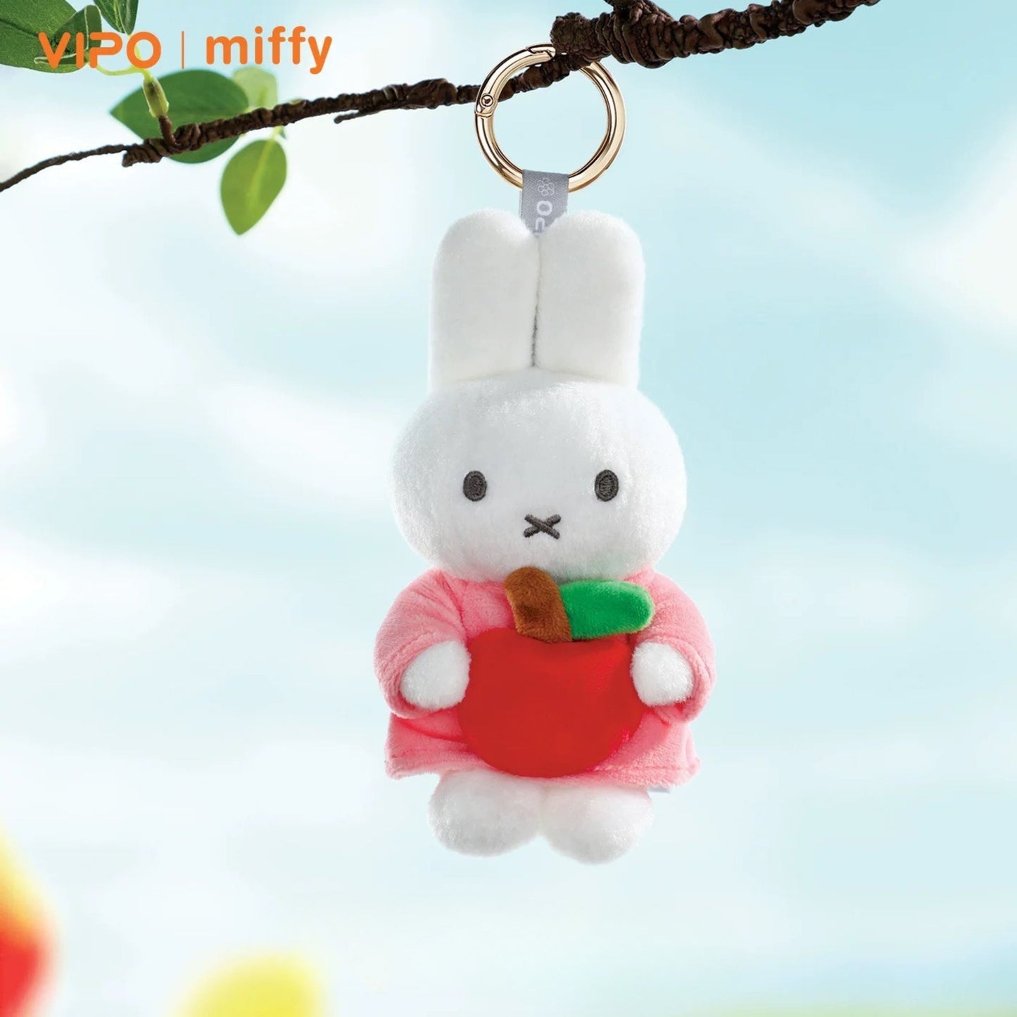 VIPO x Miffy Sweet Harvest Plush Bag Charm