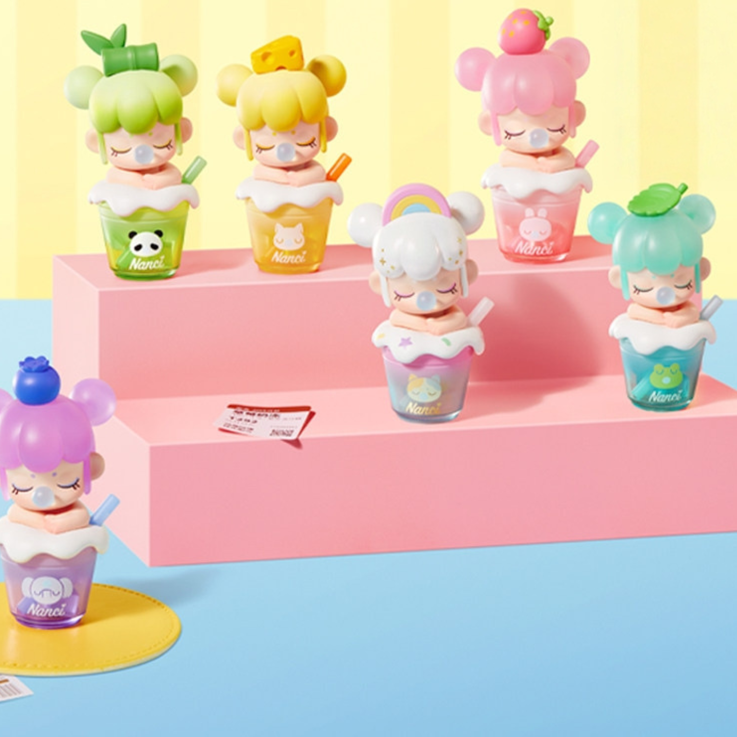 Variants of colourful and cute Baby Nanci's Milk Tea Series Blind Box