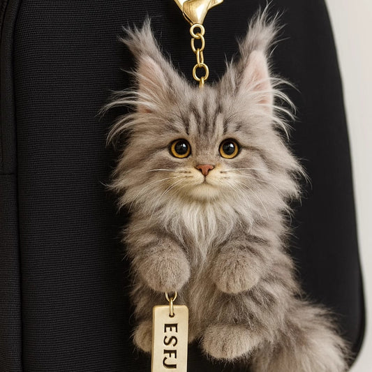 White Sheep Store MaineCoon Bag Charm