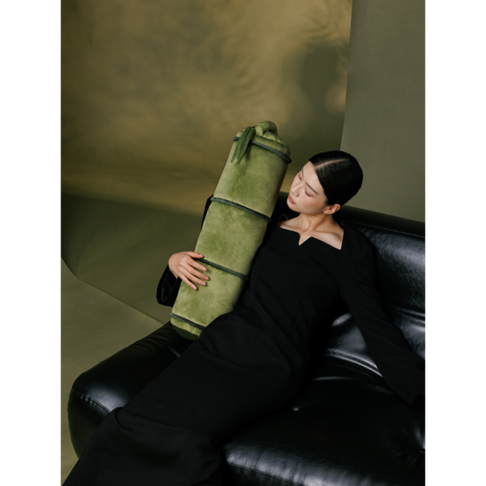 Wuguan Long Bamboo Cylinder Pillow