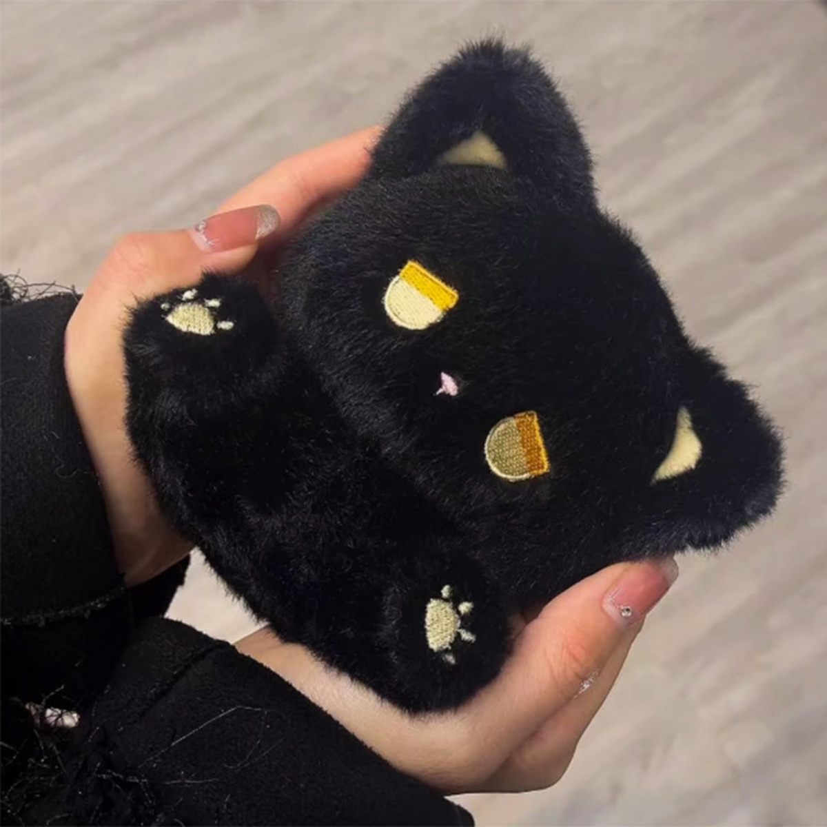 Yellow Fun Toys - Emo Black Cat Plush Toy