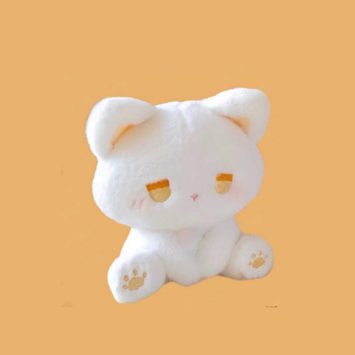 Yellow Fun Toys - Emo White Cat Plush Toy