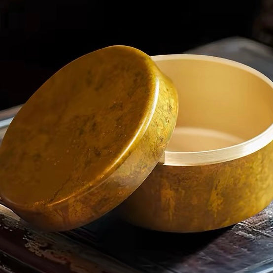 Zhu Bingren Copper - Elegant Chinese-Style Jewellery Storage Box