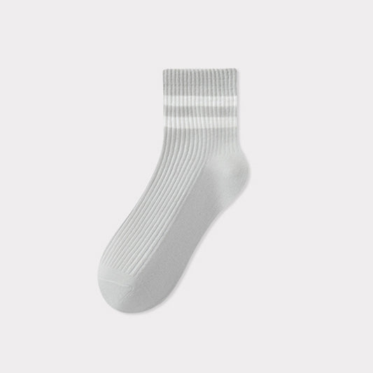 Zhuji_Tianchuan_Socks _Women_Summer_Breathable_Cotton_Socks_Grey