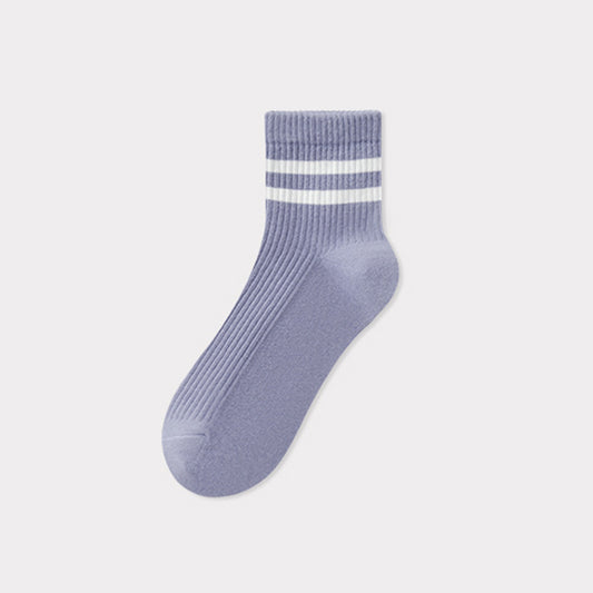Zhuji_Tianchuan_Socks _Women_Summer_Breathable_Cotton_Socks_Purple