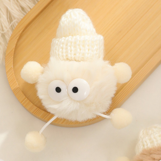White Soot Sprite Bag Charms